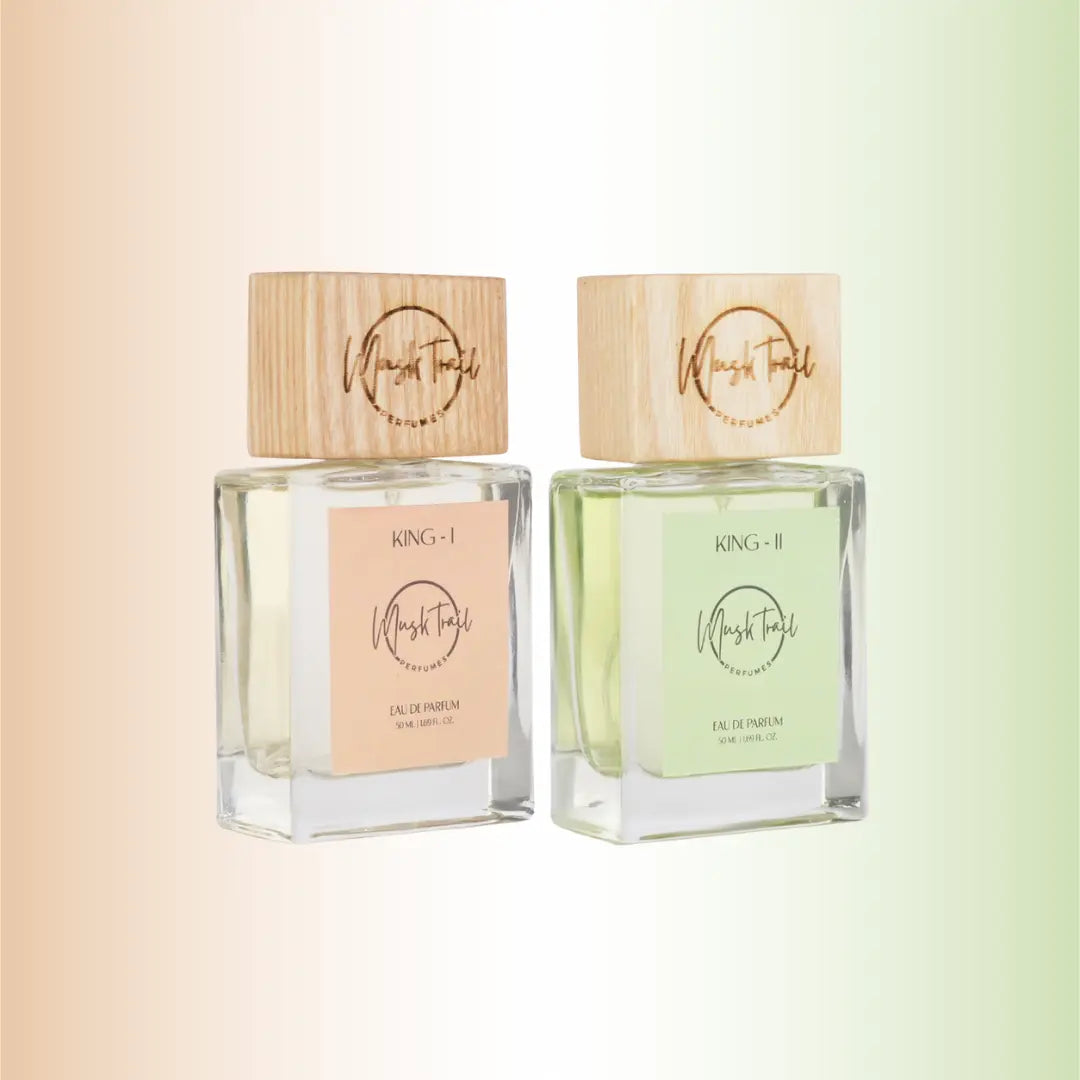 King Combo Pack of 2 - Premium Masculine Collection for HIM | EDP Spray | Gift Set for Men | 50 ml Each