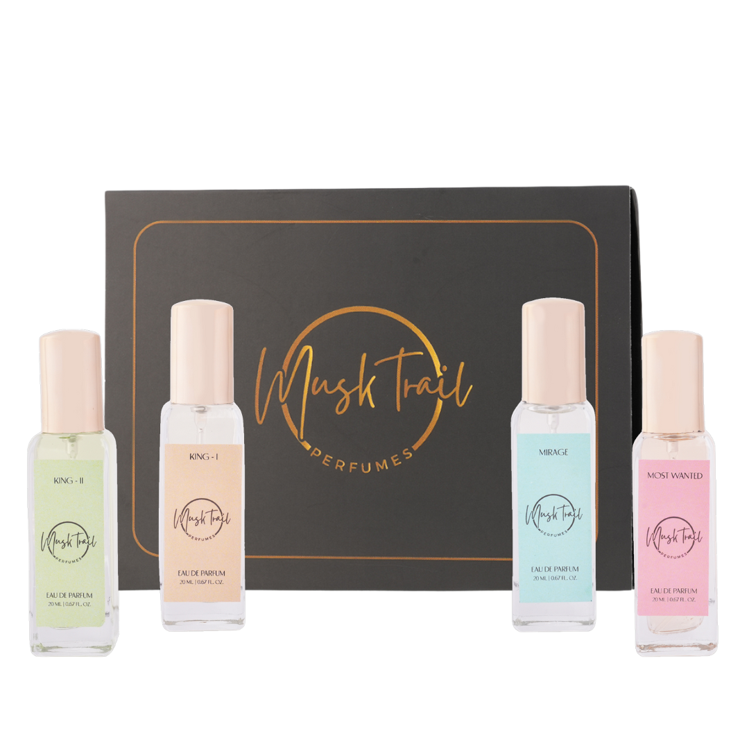 Luxury Perfume Discovery | 20 ML Set of 4 | Alpha For Men | Compact & Travel Friendly